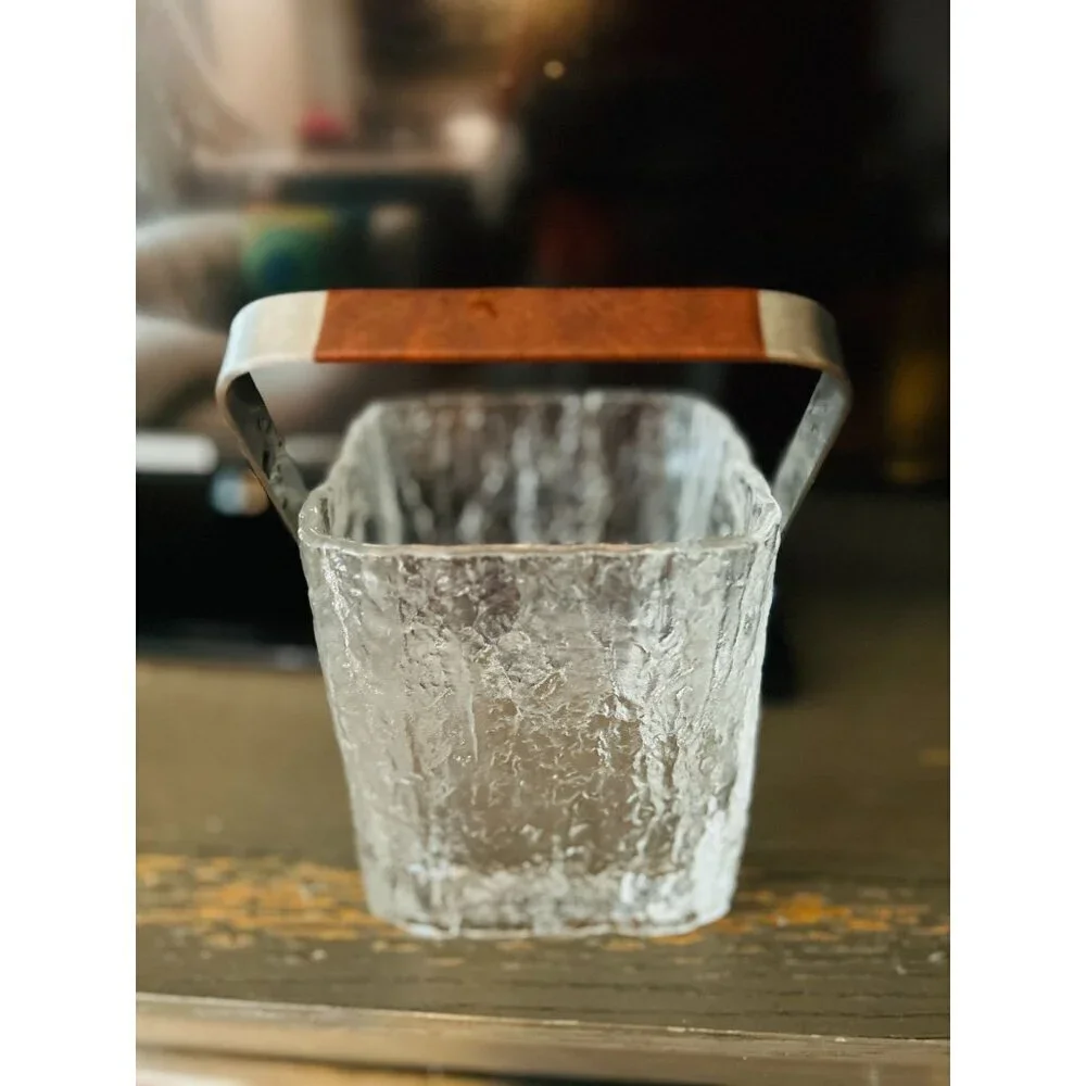 Vintage C1960s Mid Century Modern Original Hoya Japan Ice Bucket